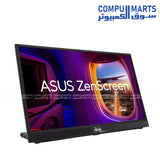 ASUS ZenScreen MB17AHG 17.3 Inch Portable Monitor with Full HD IPS Display 144Hz SmoothMotion FreeSync Premium USB Type-C HDMI and L Shaped Kickstand