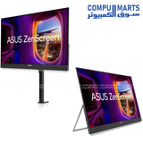 ASUS ZenScreen MB27ACF transportable monitor with 27-inch QHD IPS display 100Hz refresh rate and USB-C Power Delivery 70W available in Egypt