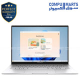 ASUS Zenbook 14 OLED UX3405CA-PP009W – Intel Core Ultra 9, 32GB RAM, 1TB SSD, Intel Arc Graphics, 14-inch 3K OLED Laptop – Egypt