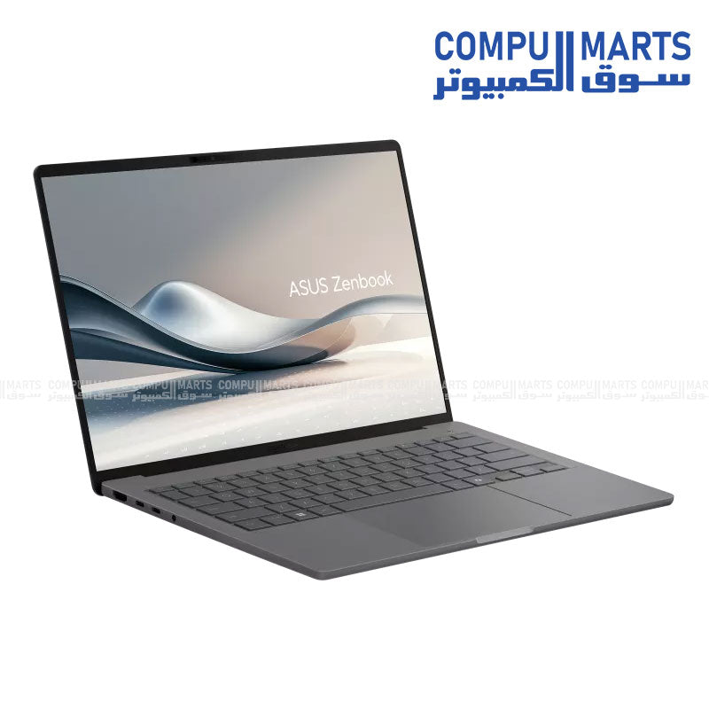 ASUS Zenbook A14 UX3407QA-QD155W featuring a 16-inch FHD+ OLED display with 100% DCI-P3 and 600nits from Compumarts