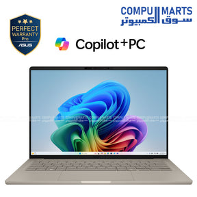 ASUS Zenbook A14 UX3407RA-QD906W Laptop – Snapdragon X Elite – ASUS – 14-inch OLED lightweight AI laptop