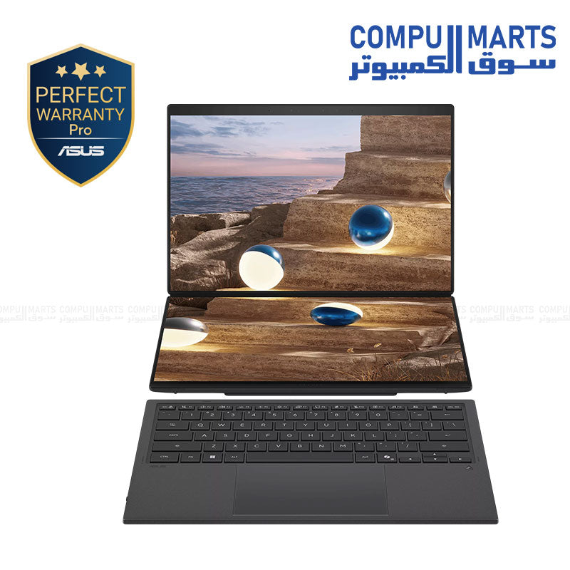 ASUS Zenbook DUO UX8407AA Copilot+ PC Laptop Intel Core Ultra X9 378H 32GB RAM 1TB SSD 14 Inch 3K OLED 144Hz Touch Windows 11 Home