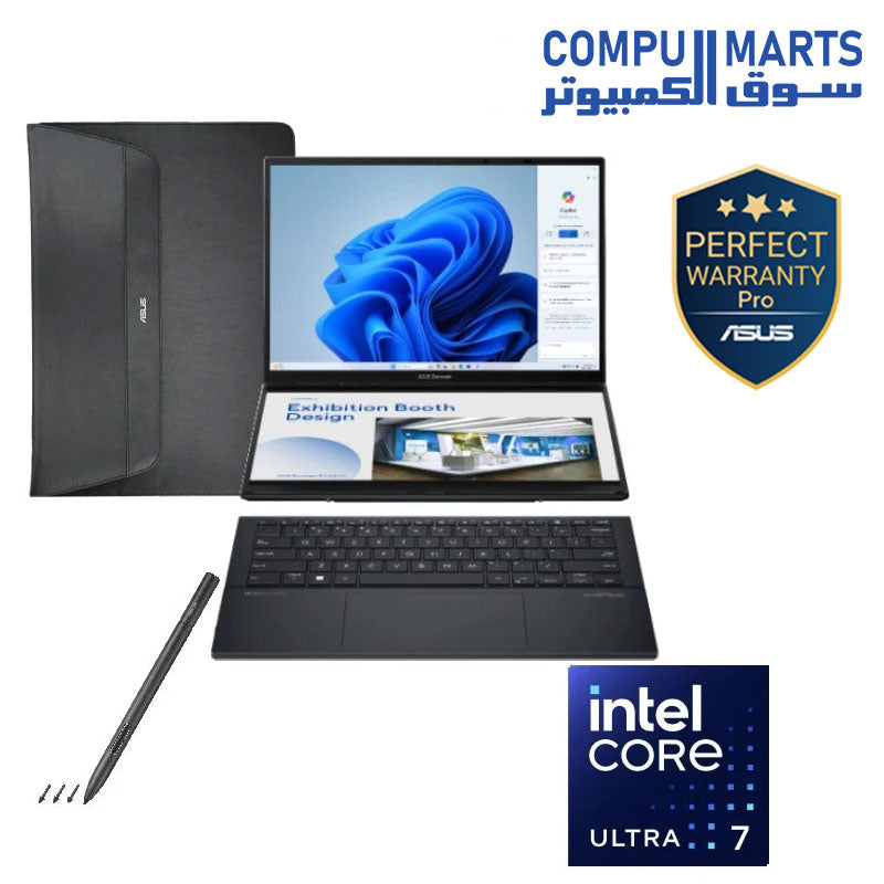 ASUS UX8406MA-PZ073W Ultra 7 Processor 155H LPDDR5X 16GB 1TB M.2 NVMe™ PCIe® 4.0 SSD Intel® Arc™ Graphics 14 3K (2880 x 1800) OLED 16 10 aspect ratio WIN 11