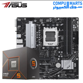 ASUS PRIME A620M-A + Ryzen 5 8400F – Motherboard CPU Bundle – ASUS – AM5 DDR5 Gaming Upgrade