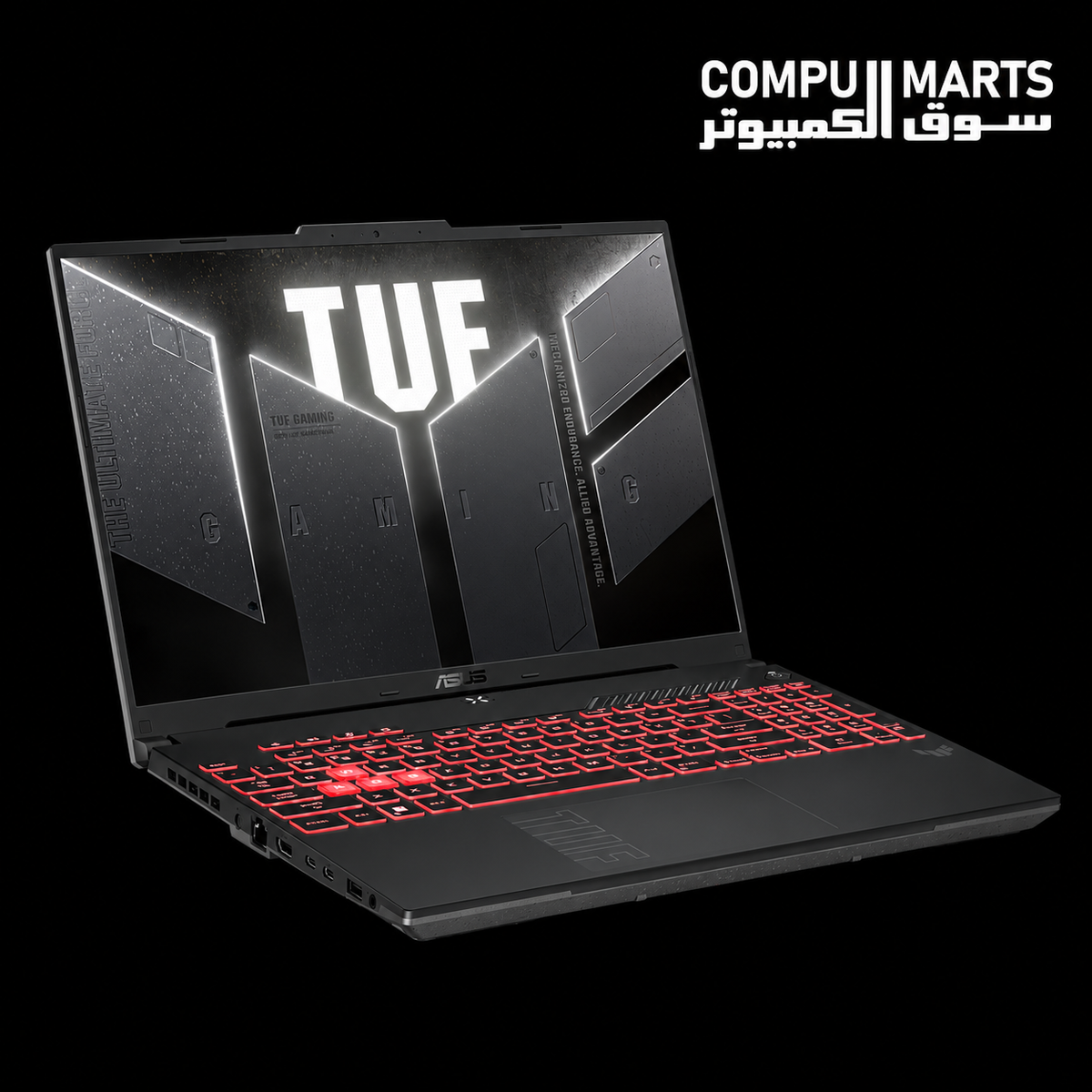 لابتوب الألعاب ASUS TUF A16 FA607NUG - معالج Ryzen 7 7445HS | بطاقة رسومات RTX 4050 سعة 6 جيجابايت | ذاكرة وصول عشوائي (RAM) سعة 16 جيجابايت | قرص SSD سعة 512 جيجابايت | شاشة 16-144 هرتز | نظام تشغيل Windows 11 