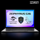 ASUS ROG Zephyrus G16 GU606AR-TB321W Gaming Laptop Intel Core Ultra 9 386H RTX 5070 Ti 12GB 32GB LPDDR5X 1TB PCIe 4.0 SSD 16-inch 2.5K OLED 240Hz Windows 11 Home Eclipse Gray