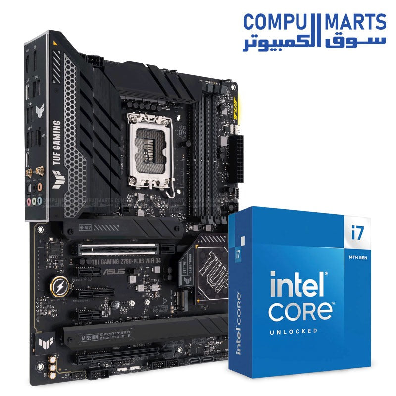ASUS TUF Gaming Z790-Plus WiFi D4 & CORE I7-14700K – Compumarts Egypt