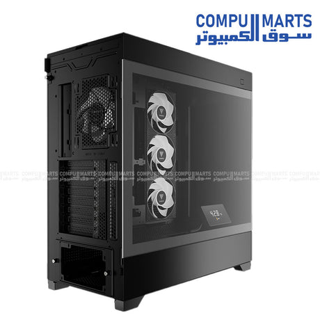 GAMDIAS ATLAS P1 Mid Tower Gaming Case – Tempered Glass – ARGB Fans – ATX / Micro-ATX / Mini-ITX – USB Type-C
