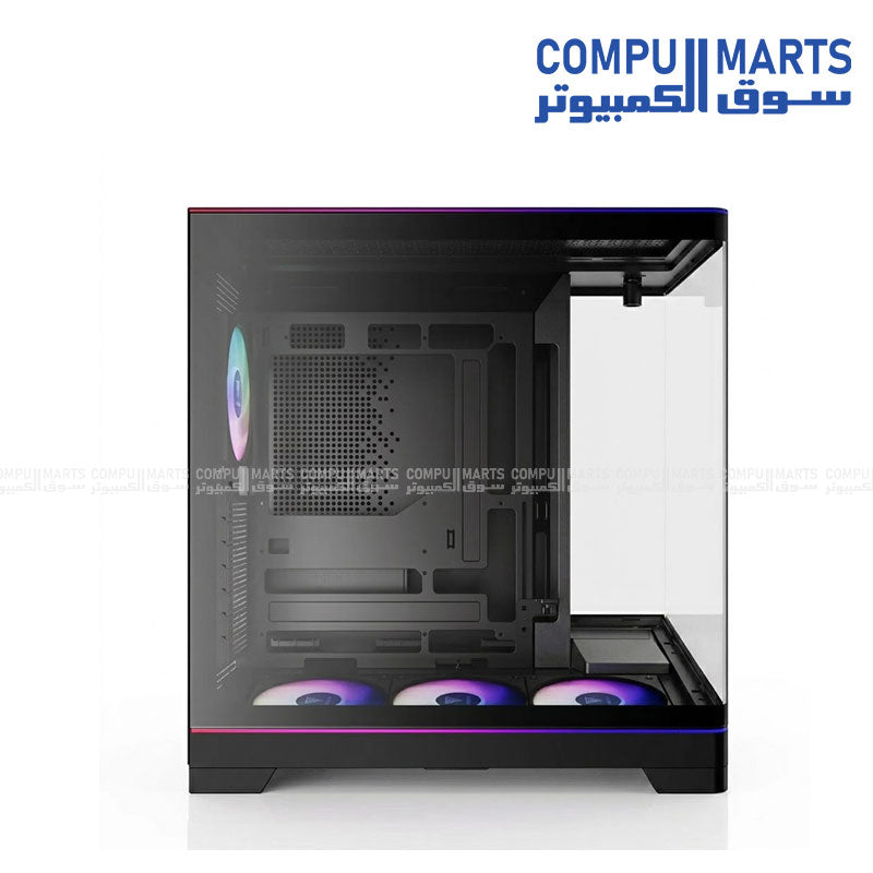 ATLAS P6 CG case with 120mm PWM ARGB fans