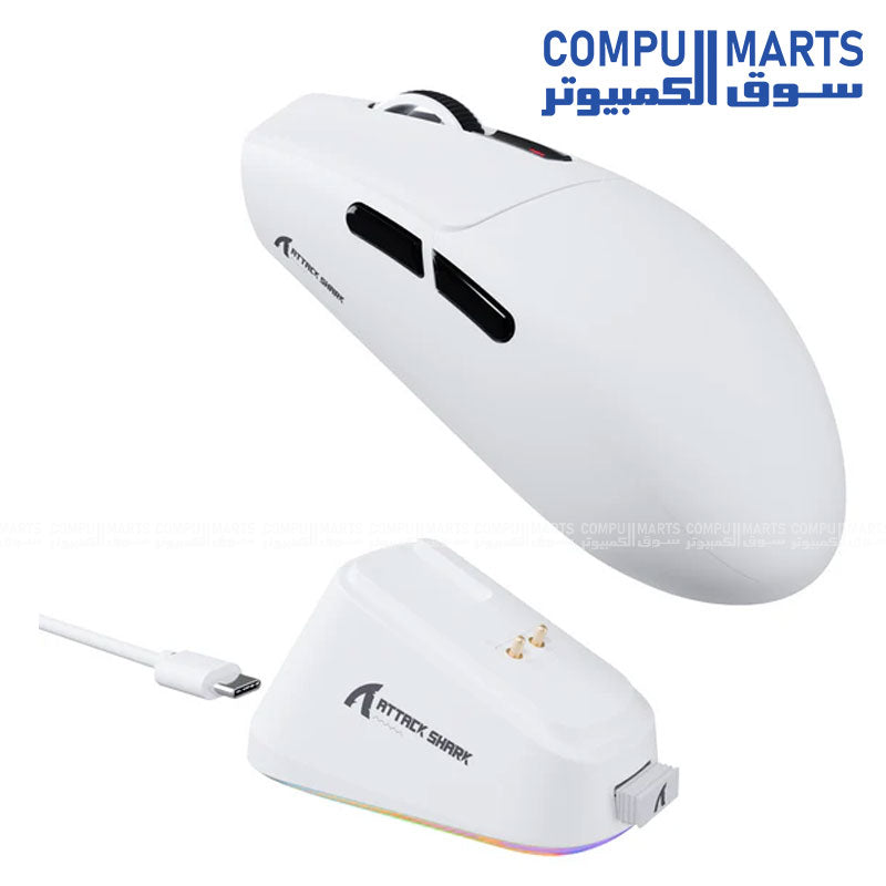 ATTACK SHARK G3 PRO – Wireless Gaming Mouse – 25000 DPI – Ultra Lightweight – Charging Dock