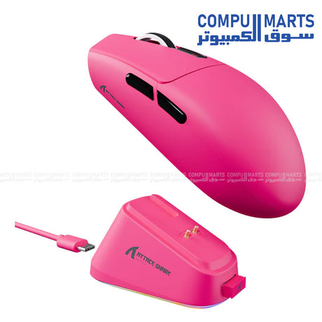 ATTACK SHARK G3 PRO – Wireless Gaming Mouse – 25000 DPI – Ultra Lightweight – Charging Dock