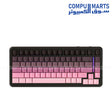 ATTACK SHARK M86 mechanical keyboard equipped with pre-lubed hot-swap linear Blueberry switches and 3/5-pin hot-swappable support.