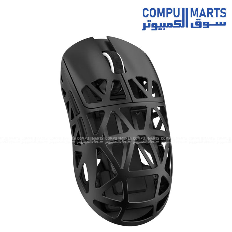 ATTACK SHARK R2 Magnesium Alloy Wireless Gaming Mouse – 45g, 42K DPI, 8KHz PAW3950 – Black