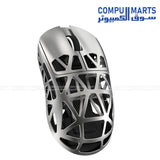 ATTACK SHARK R2 Magnesium Alloy Wireless Gaming Mouse – 45g, 42K DPI, 8KHz PAW3950 – Black