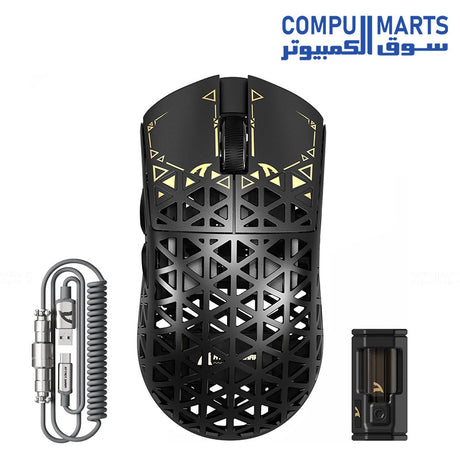 R5 R5 Ultra Gaming Mouse – 42000 DPI – Ultra-Light 39g – Wireless/Wired – PAW3950MAX Sensor