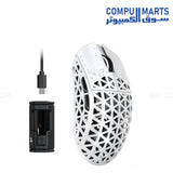 R5 R5 Ultra Gaming Mouse – 42000 DPI – Ultra-Light 39g – Wireless/Wired – PAW3950MAX Sensor