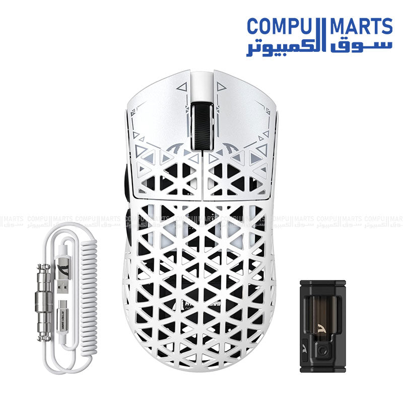 R5 R5 Ultra Gaming Mouse – 42000 DPI – Ultra-Light 39g – Wireless/Wired – PAW3950MAX Sensor