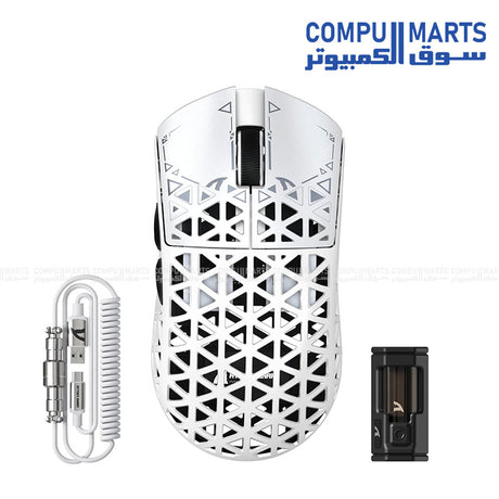 R5 R5 Ultra Gaming Mouse – 42000 DPI – Ultra-Light 39g – Wireless/Wired – PAW3950MAX Sensor