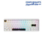 ATTACK SHARK X65 HE Magnetic Switch Rapid Trigger Keyboard with 0.01mm Rapid Trigger Accuracy, up to 8000Hz Polling Rate, and PBT Keycaps available in Egypt