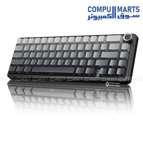 ATTACK SHARK X66 66-key gaming keyboard with USB-C, BT5.0 and 2.4G connectivity, gasket mount design, and OEM Profile PBT keycaps for gaming keyboard Egypt searches