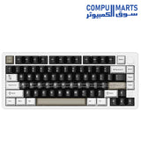 ATTACK SHARK X86 Full Aluminum wireless mechanical keyboard with CNC aluminum chassis and RGB lighting