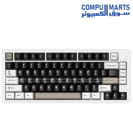 ATTACK SHARK X86 Full Aluminum wireless mechanical keyboard with CNC aluminum chassis and RGB lighting