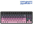 ATTACK SHARK X87 wireless mechanical keyboard with 87-key ANSI layout and RGB backlighting
