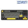 X87 gaming keyboard featuring Blueberry linear switches and hot-swappable switch compatibility