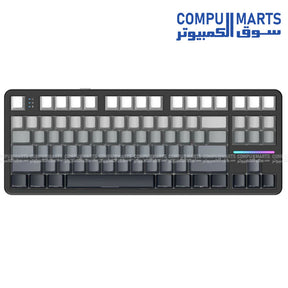 ATTACK SHARK X87 with Bluetooth 5.0, 2.4GHz wireless connectivity, and USB-C wired support