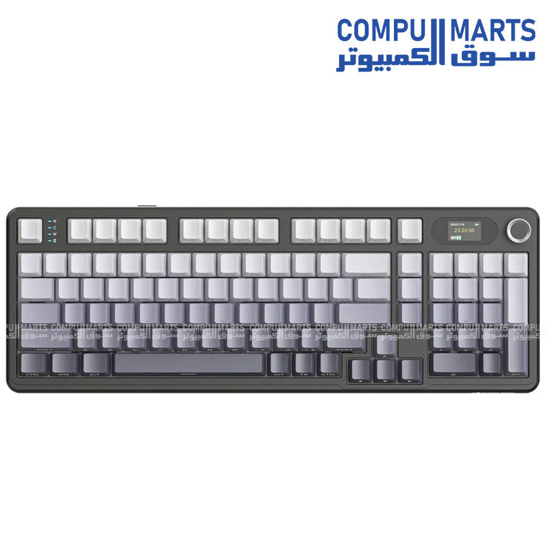 ATTACK SHARK X98PRO Wireless Gaming Keyboard with 99 keys, RGB backlit design, Bluetooth 5.0, 2.4G wireless and USB-C wired connectivity