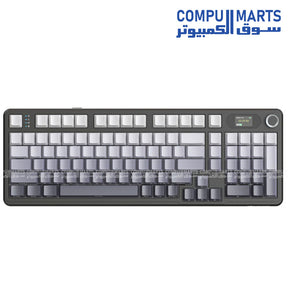 ATTACK SHARK X98PRO Wireless Gaming Keyboard with 99 keys, RGB backlit design, Bluetooth 5.0, 2.4G wireless and USB-C wired connectivity