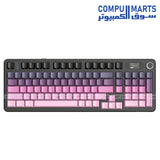 Featuring PBT double-shot keycaps and Linear Blueberry Switches, this keyboard supports PC, Mac, smartphone, and tablet connectivity for gaming keyboard Egypt searches