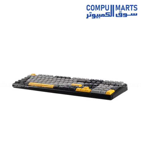 Compact 1800 layout keyboard with linear switches 4000mAh battery and gasket mount structure sold by Compumarts in Egypt