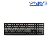 AULA F108 keyboard 108 Keys Linear Switch Type Cherry Profile 1800 Layout keyboard available in Egypt through Compumarts