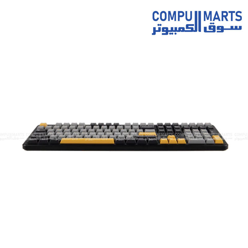 AULA F108 keyboard with 4000mAh battery and ABS plastic case available at Compumarts