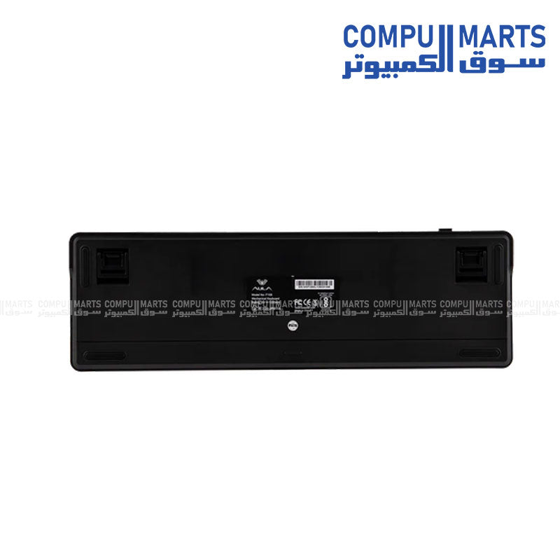 Wireless gaming keyboard AULA F108 with N key rollover and hot swappable keys shop online Egypt at Compumarts