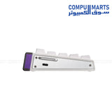 Aula HERO 68  Lighthouse Magnetic Keyboard with RGB Lighting and Metal Control Knob