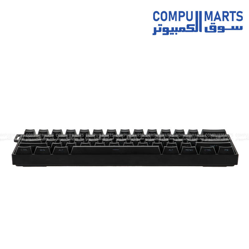 Wireless wired keyboard with Bluetooth 5.0 2.4GHz and cable connectivity 4000mAh battery from AULA MINI60 HE Pro