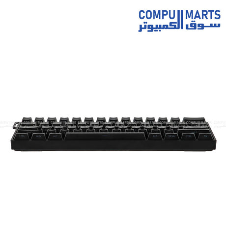 Wireless wired keyboard with Bluetooth 5.0 2.4GHz and cable connectivity 4000mAh battery from AULA MINI60 HE Pro