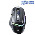 AULA S12PRO Gaming Mouse with 12800 DPI Optical Sensor, 1000Hz Polling Rate, 8 Programmable Buttons, and Rapid Fire Button software in White and Black