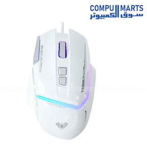 Featuring 12800 DPI Optical Sensor and 1000Hz Polling Rate, the AULA S12PRO gaming mouse for gaming mouse Egypt searches