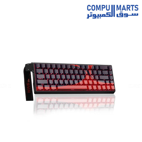 AULA WIN68 HE 60 percent Magnetic Hall Effect Keyboard with South-facing RGB and Double-shot PBT Keycaps