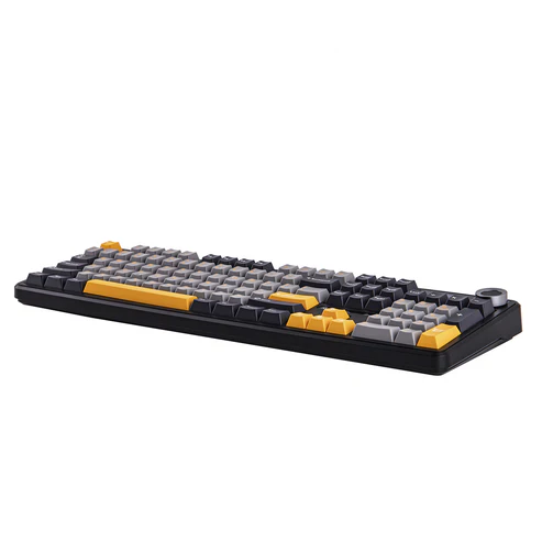 AULA F108 Pro Full Size Wireless Mechanical Keyboard RGB Gasket Mount Multi-Device Connectivity with Control Knob