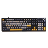 AULA F108 Pro Full Size Wireless Mechanical Keyboard RGB Gasket Mount Multi-Device Connectivity with Control Knob