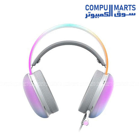 Havit H2037D GAME NOTE gaming headphones RGB wired 3.5mm White