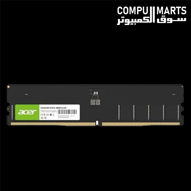Acer 32GB DDR5 4800MT/s desktop RAM memory module