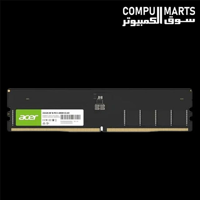 Acer 32GB DDR5 4800MT/s desktop RAM memory module