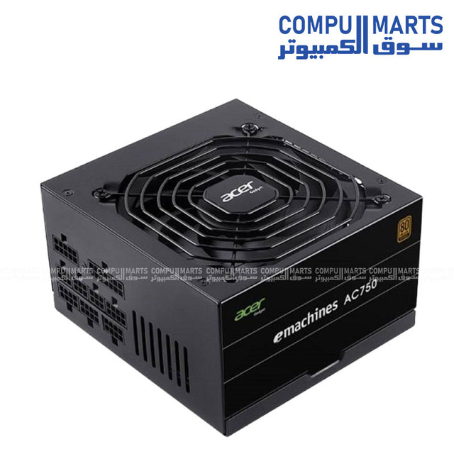 Acer AC-750 power supply with PCIE 5.0 (12+4Pin) Connector Included