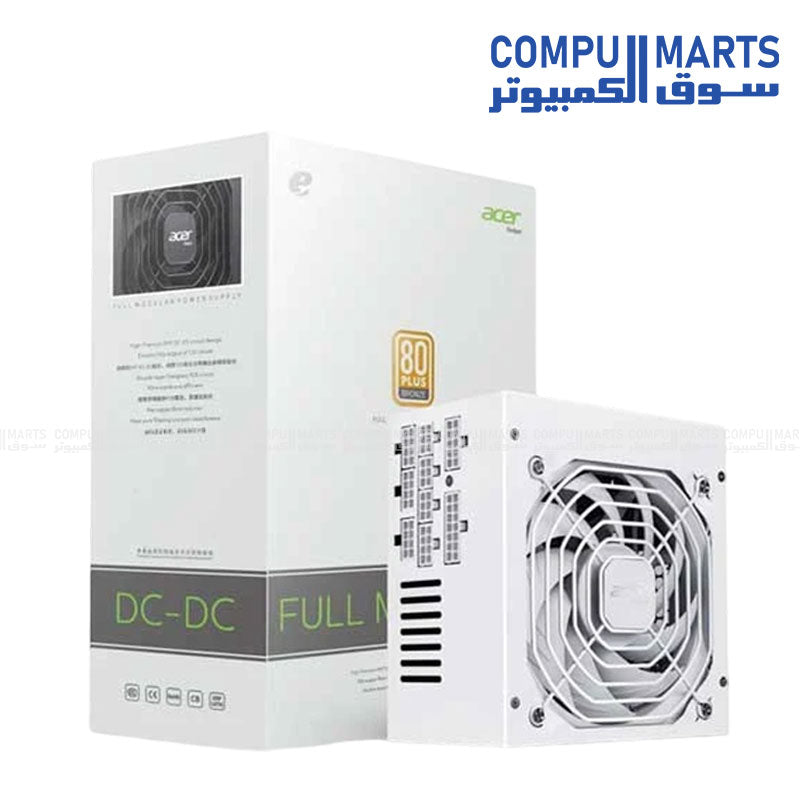 Acer AC-750 750 Watts Full Modular PSU with 80 Plus Bronze Certified