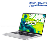 Acer Aspire Go 16 laptop Intel Core 5-120U 16 inch WUXGA IPS display silver